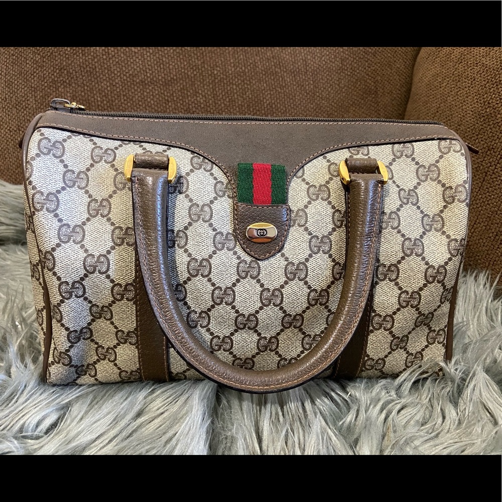 -SOLD- Vintage Gucci Ophidia Boston Bag